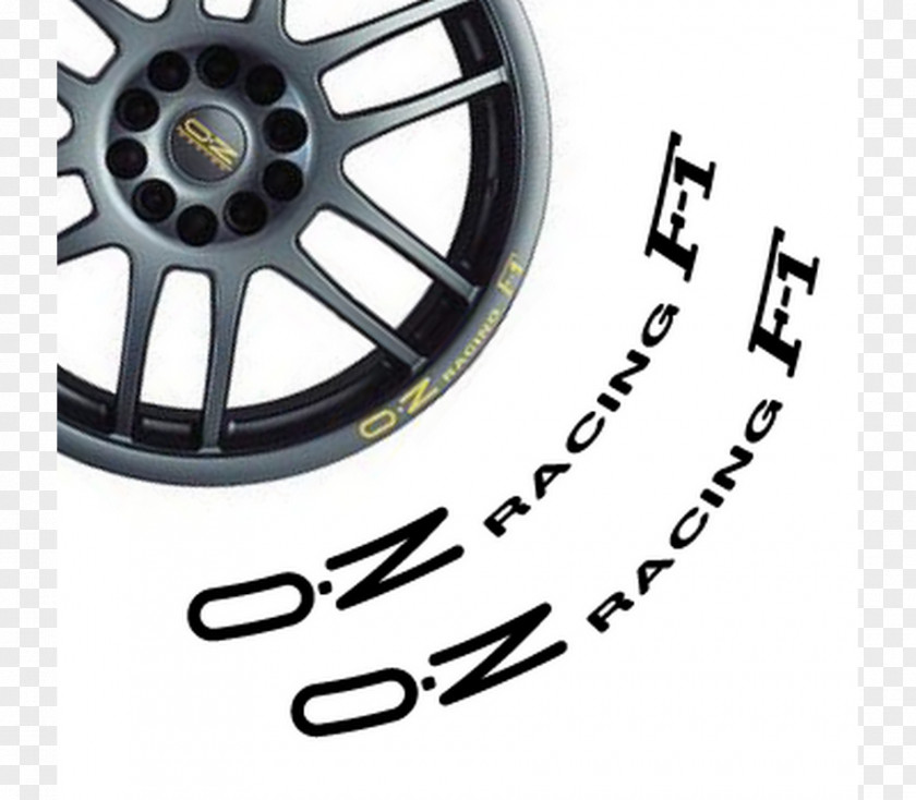 Car Alloy Wheel Rim Tire Sticker PNG