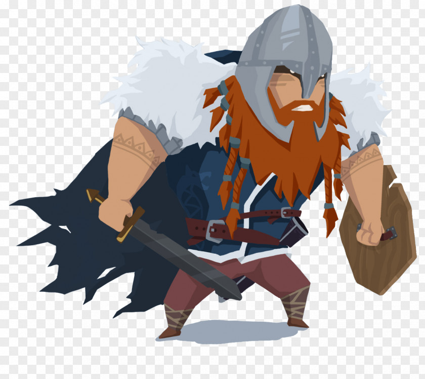 Cartoon Viking Character Clip Art PNG