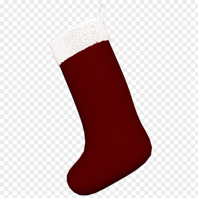 Christmas Stockings Maroon PNG