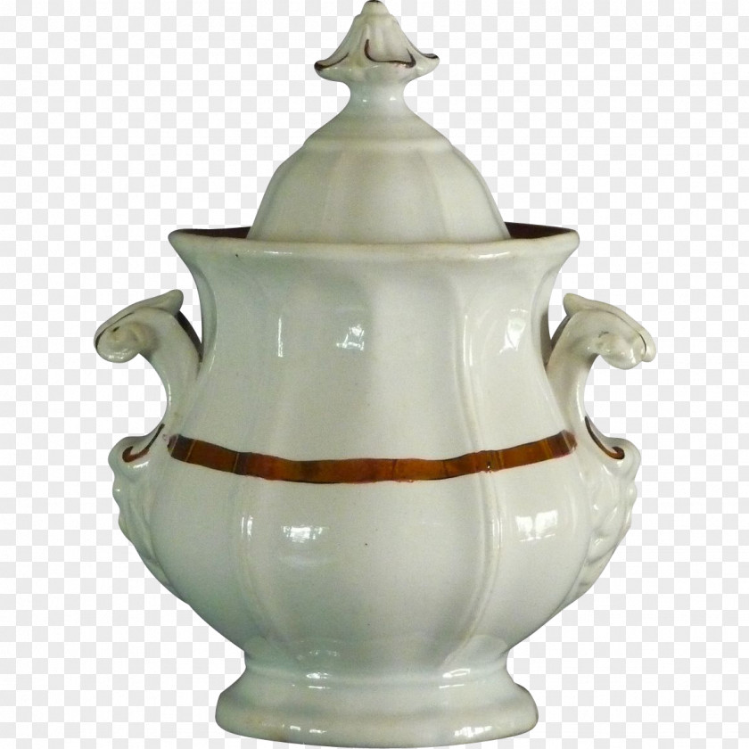 Kettle Tureen Urn Ceramic Lid Pottery PNG