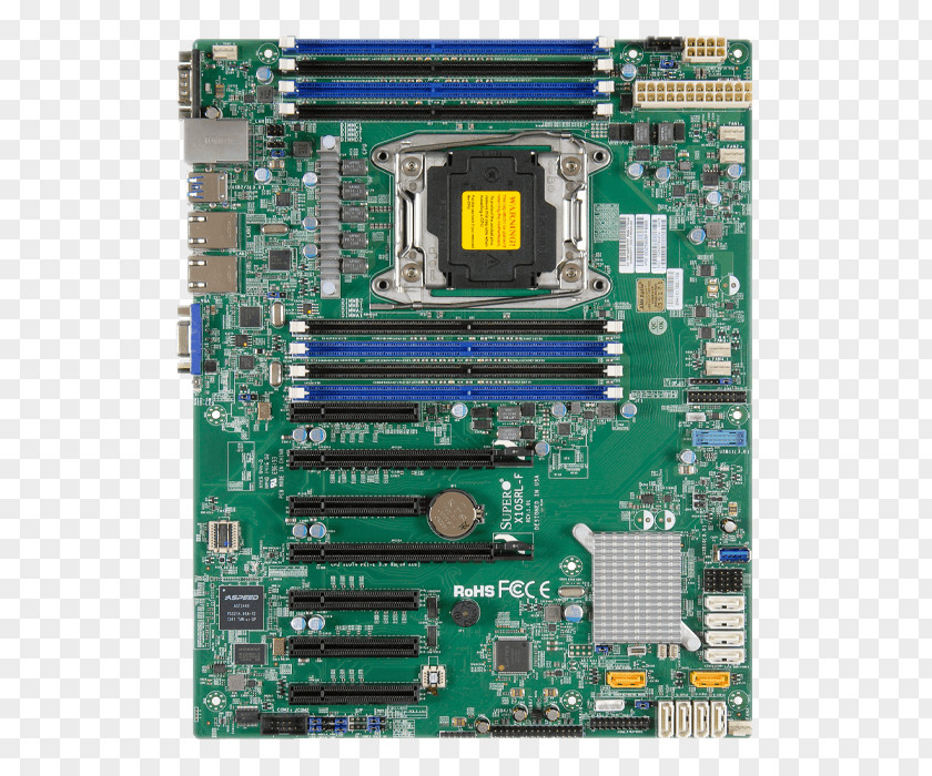 LGA 2011 Graphics Cards & Video Adapters Motherboard Intel Supermicro X10SRL-F PNG