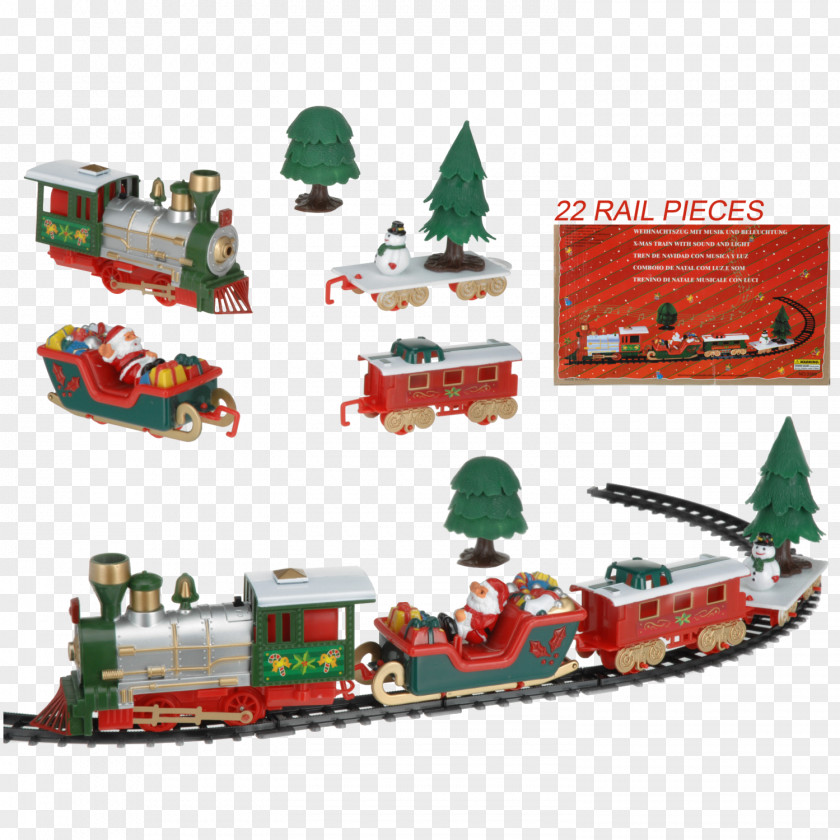 Train Toy Trains & Sets Santa Claus Passenger Car Rail Transport PNG