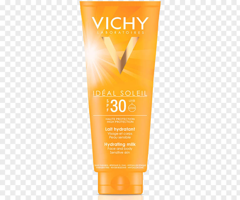 Vichy Sunscreen Lotion Cosmetics Cream Factor De Protección Solar PNG