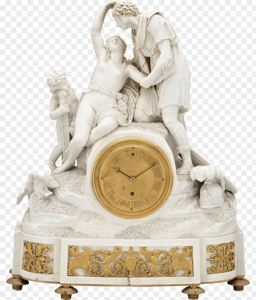 Clock Mantel Antique Pendulum Astronomical PNG