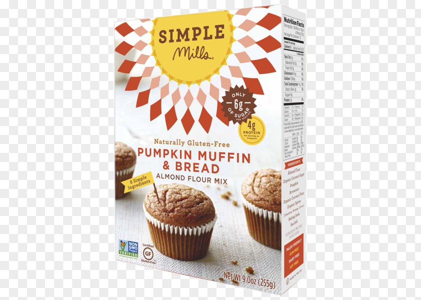 Almond Flour Muffin Pumpkin Bread Chocolate Chip Cookie Baking Mix PNG