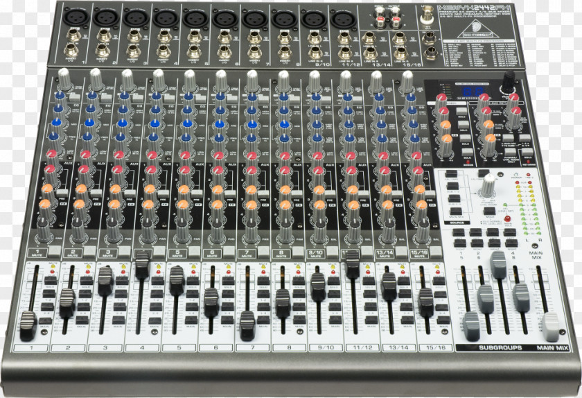 Audio Mixers Behringer Mixer Xenyx 802 PNG