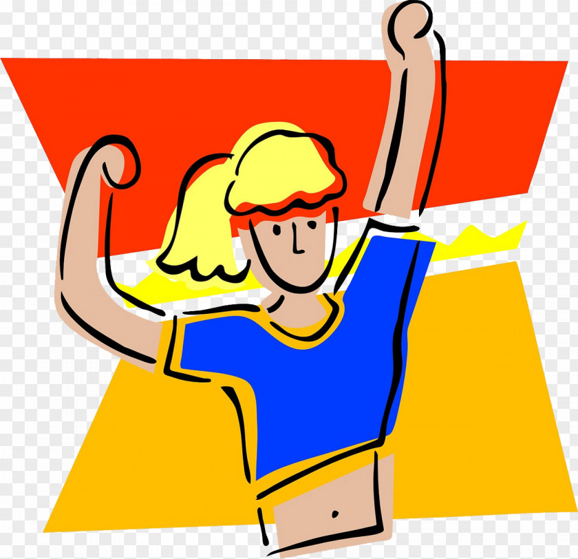 Cartoon Movement Running Women Physical Fitness Exercise Free Content Clip Art PNG