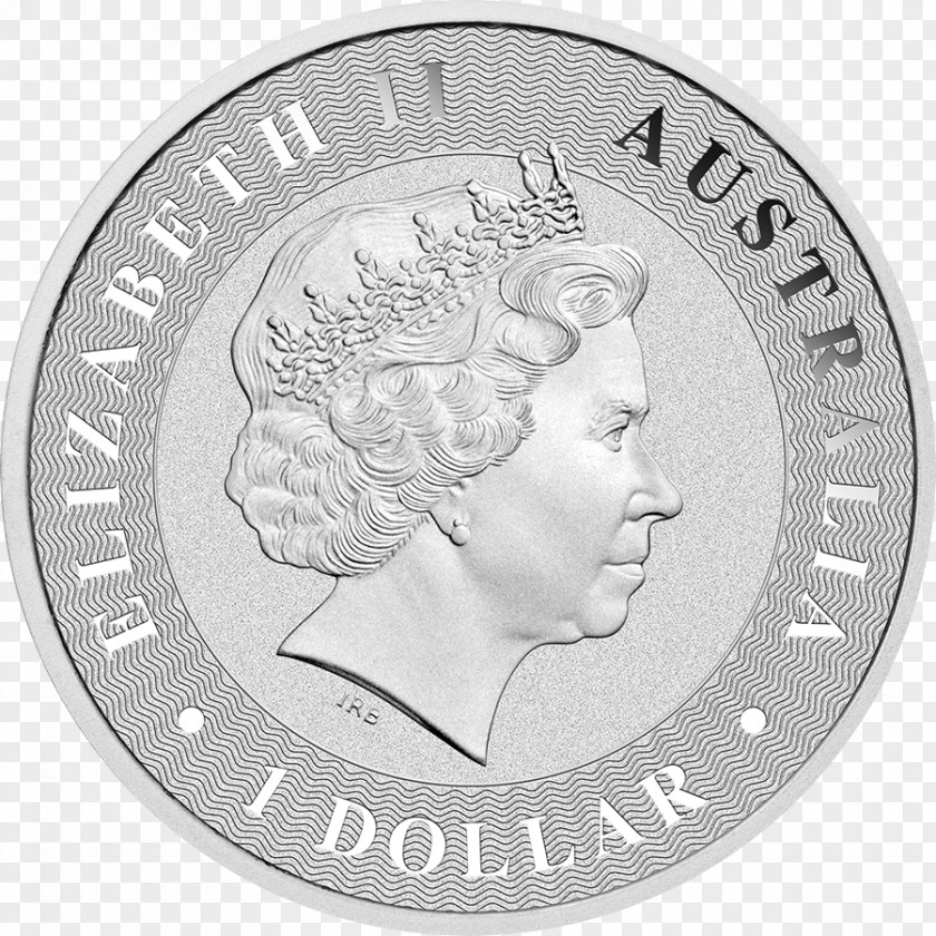 Coin Silver Australian Kangaroo Bullion PNG