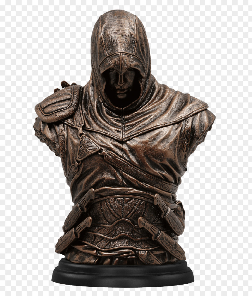 Figurine Assassin's Creed Origins Creed: Altaïr's Chronicles Ezio Auditore Altaïr Ibn-La'Ahad Bronze PNG