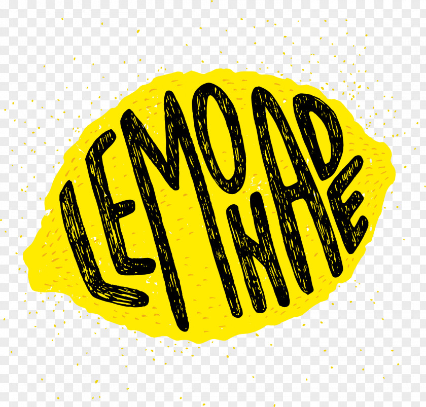 Vector Painted Lemon WordArt When Life Gives You Lemons, Make Lemonade Drawing PNG