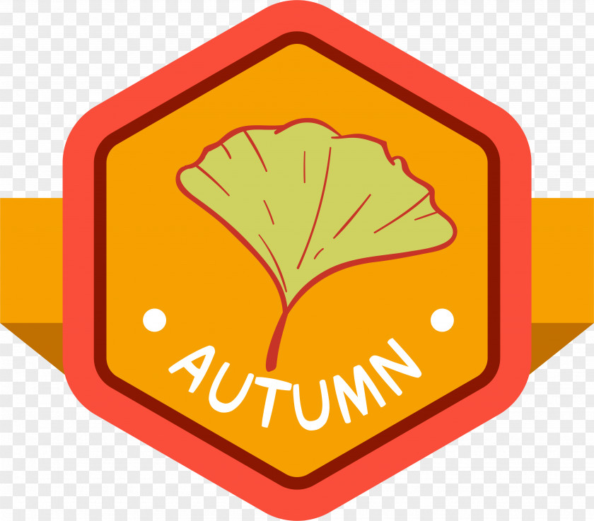 Apricot Leaf Gold Label Logo Paper PNG