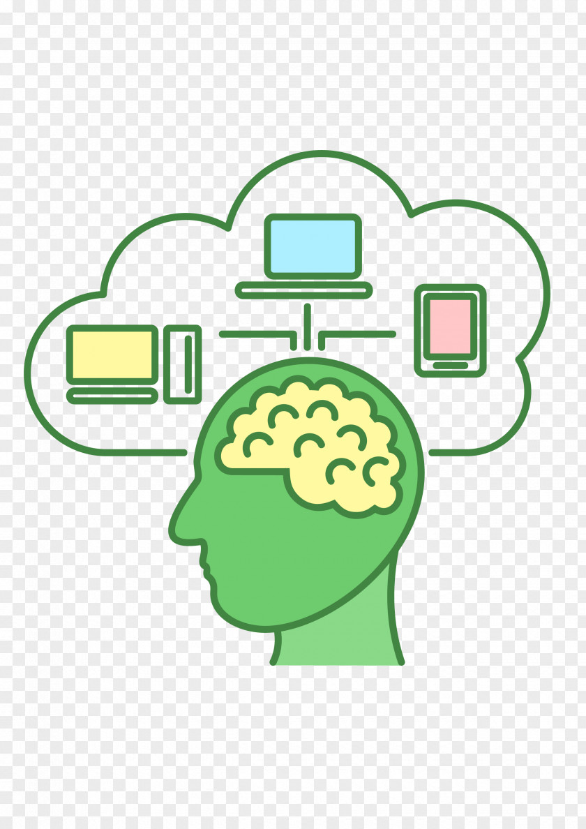 Brain Cloud Data Lines Computer Graphics Clip Art PNG