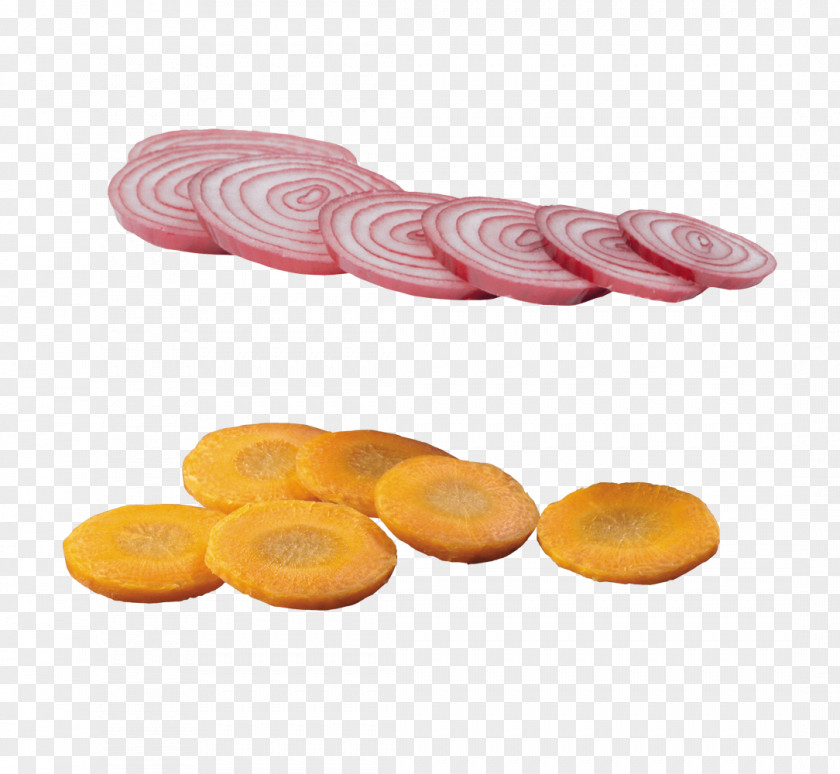 Carrot And Onion Slices French Soup Ring Red PNG
