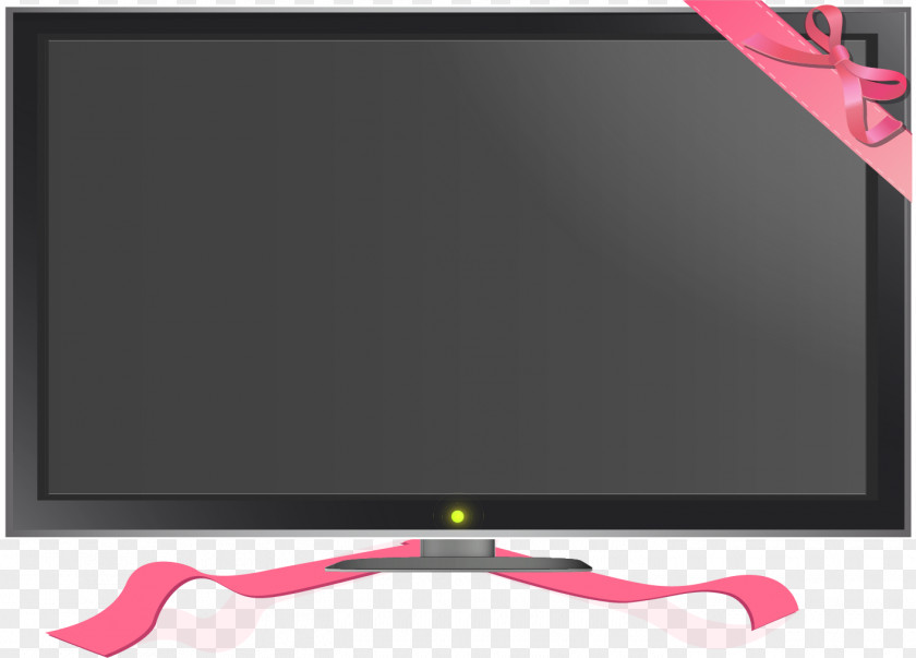 Vector Hand-painted TV Promotion Television Set Computer Monitor PNG