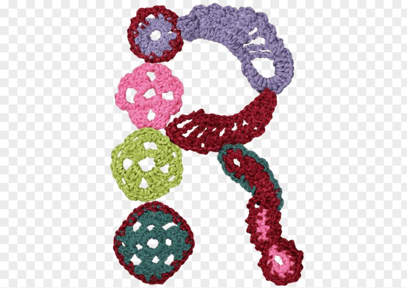 Knit Hair Tie Pink M Body Jewellery RTV PNG