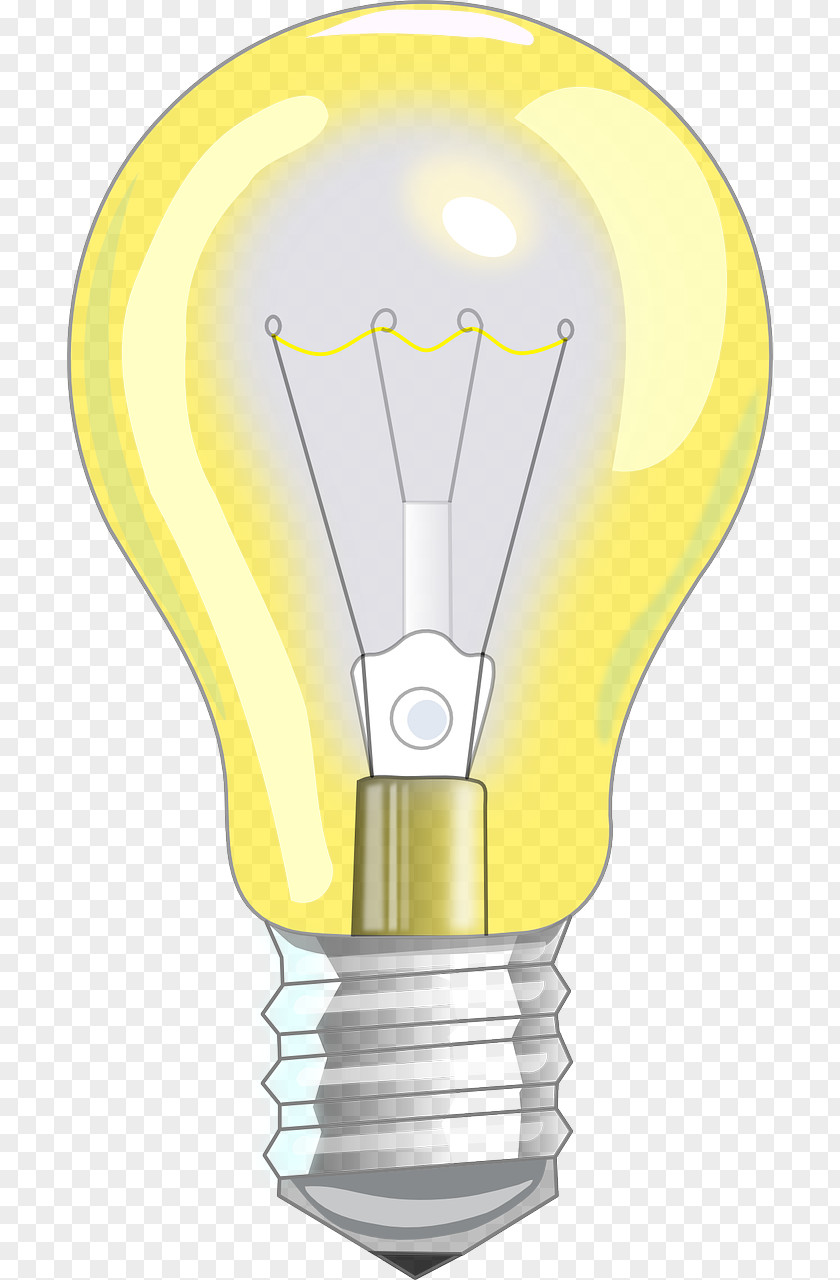 Light Incandescent Bulb Lamp Clip Art Image PNG