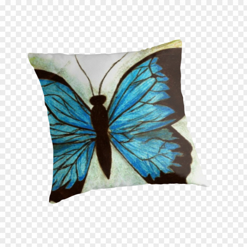 Pillow Throw Pillows Cushion Turquoise PNG