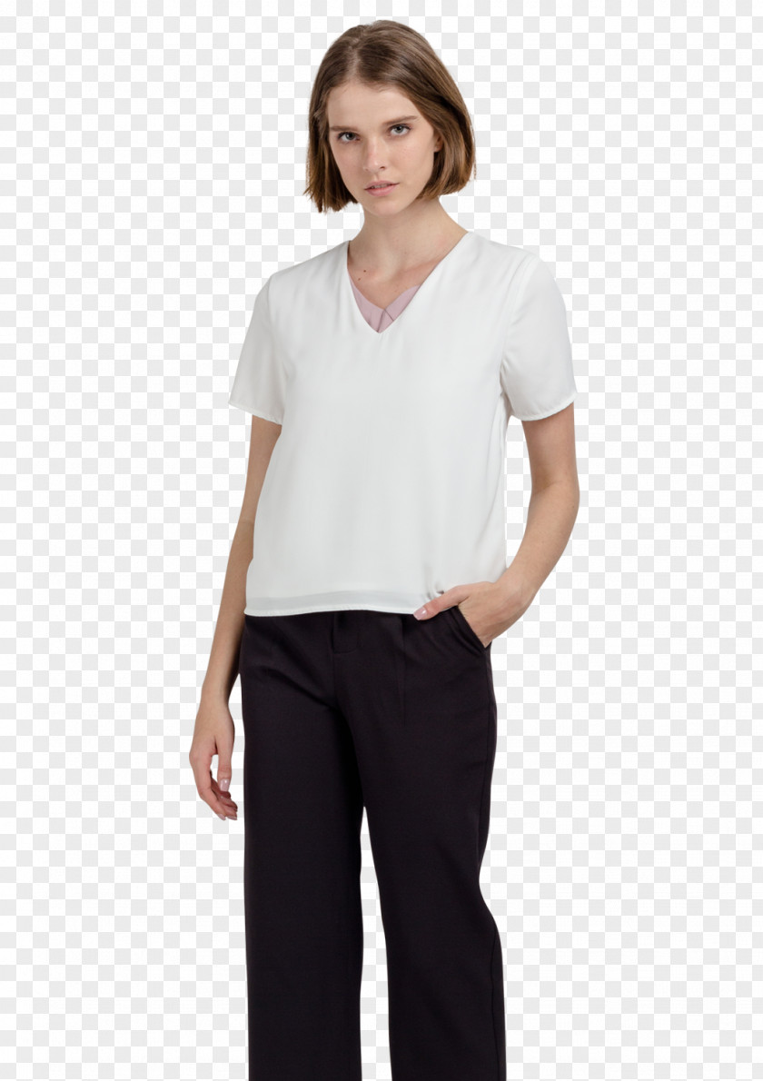 Shirt Collar Sleeve T-shirt Waist Blouse Formal Wear PNG