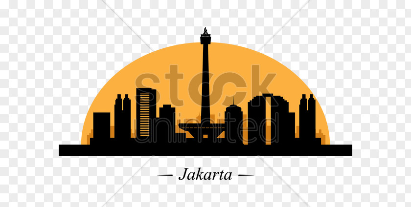 Silhouette Jakarta Clip Art PNG
