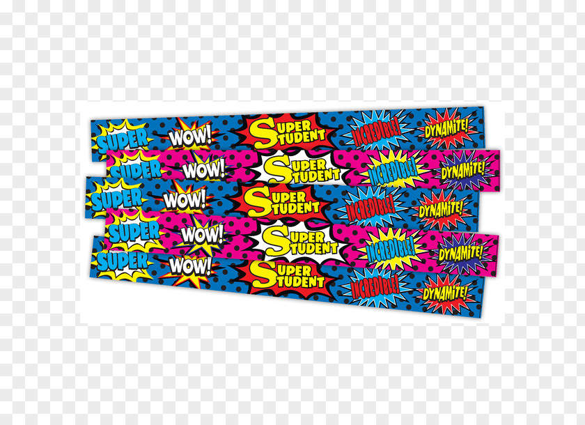 Slap Bracelet Superhero Wristband Comic Book PNG