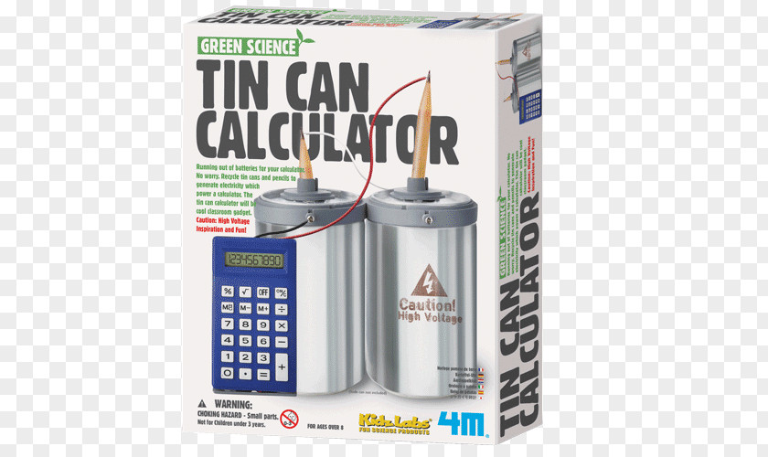 Calculator Tin Can Recycling Energy Toy PNG