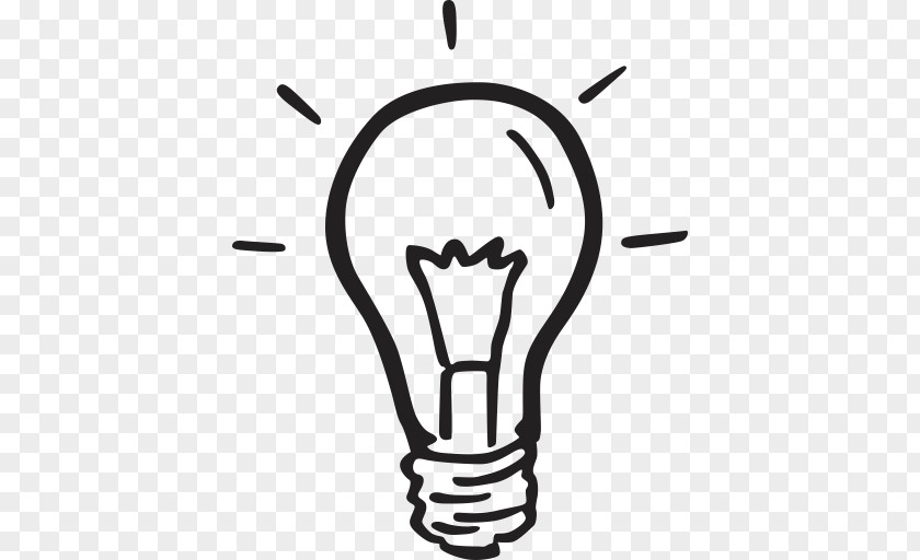 IDEA Incandescent Light Bulb Drawing PNG