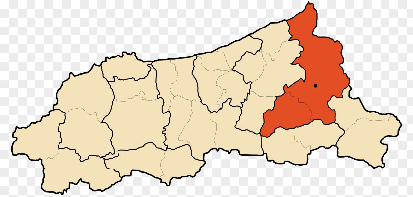 Map El Milia District Taher Districts Of Algeria PNG