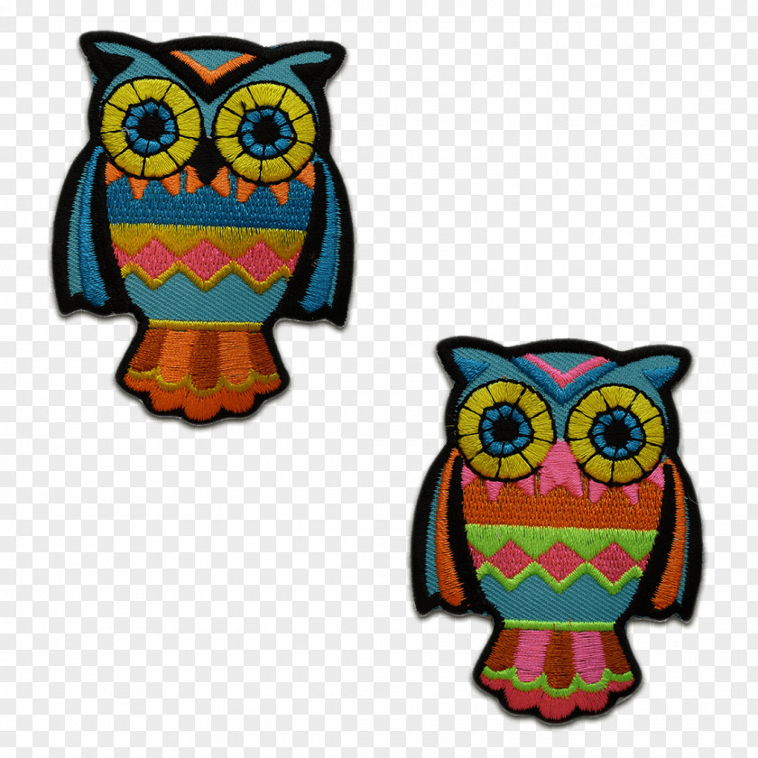 Owl Embroidery Embroidered Patch Appliqué Sewing PNG