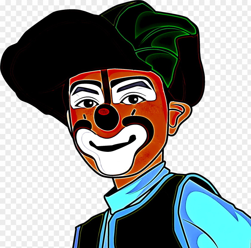 Pleased Smile Clown Clip Art Cartoon Nose Performing Arts PNG