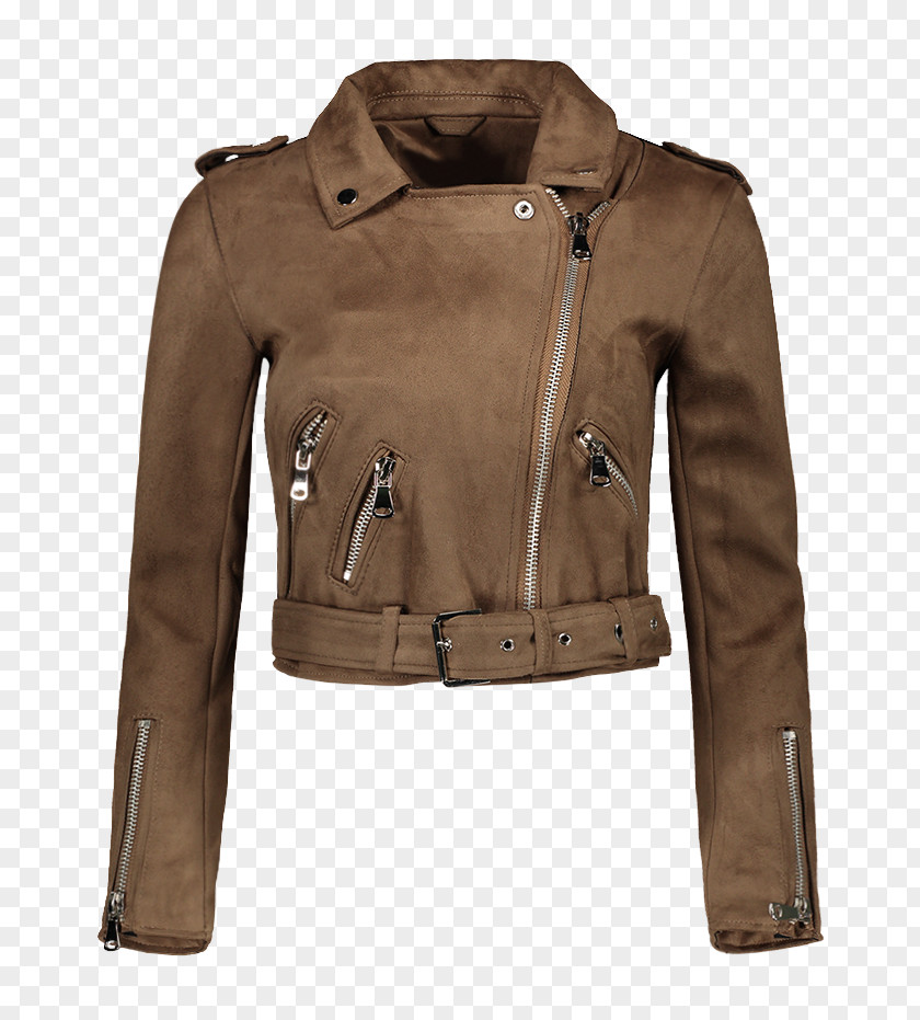 Clothes Zipper Jacket Suede Coat Sleeve PNG