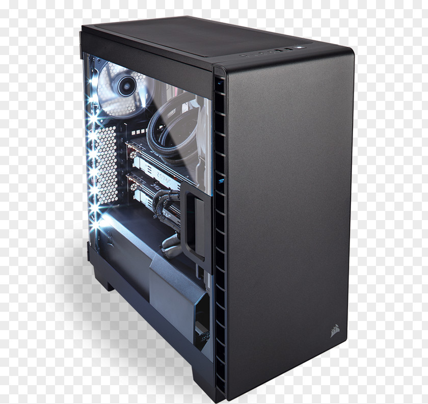 Glass Display Panels Computer Cases & Housings Corsair Components ATX Personal Gaming PNG