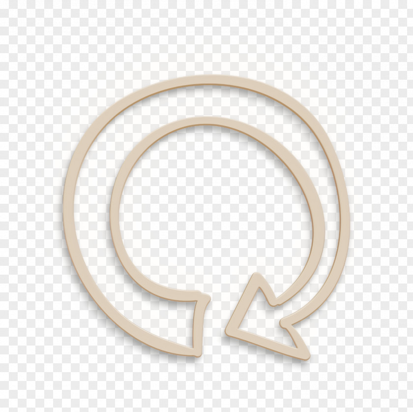 Hand Drawn Arrows Icon Loop Updating Arrow PNG