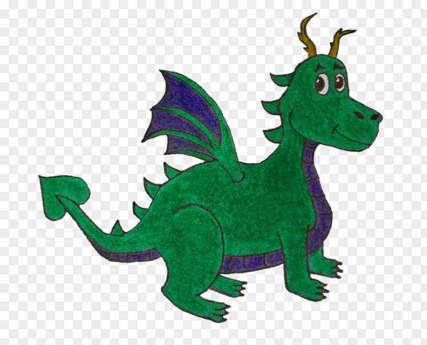 Painted Green Dragons Puff, The Magic Dragon Drawing Illustration PNG