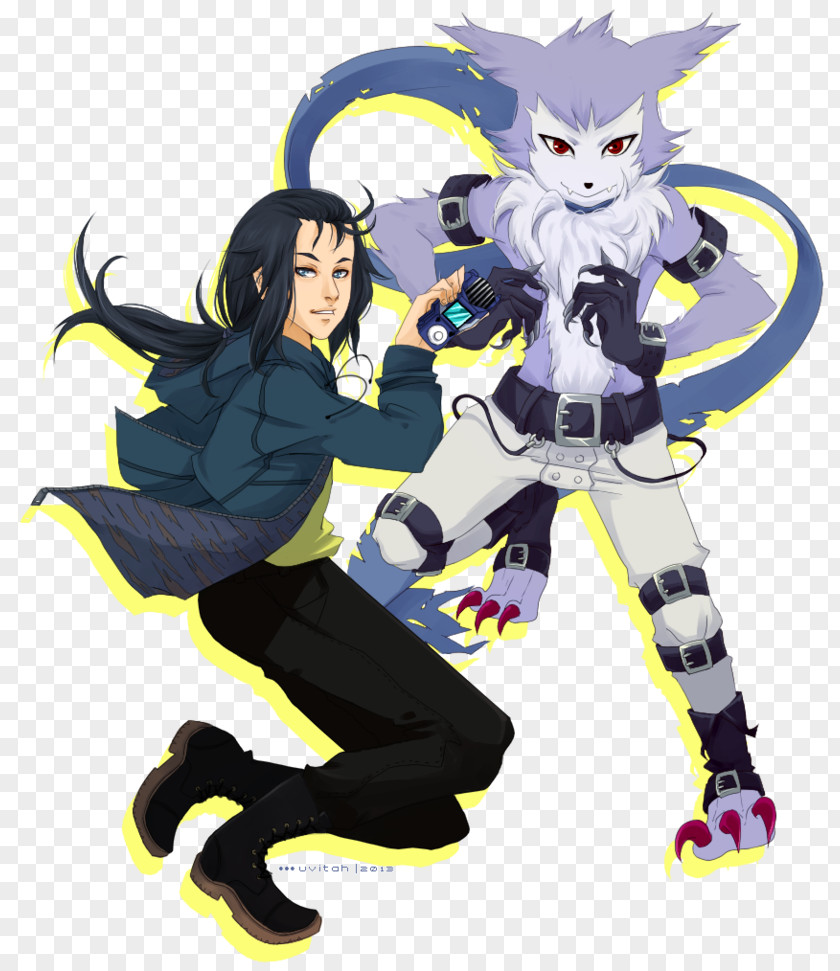 Pet Toys Koji Minamoto Renamon Digimon Xros Wars-Hunters DeviantArt PNG