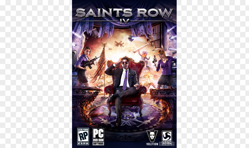 Xbox Saints Row IV Row: The Third 2 360 Gat Out Of Hell PNG