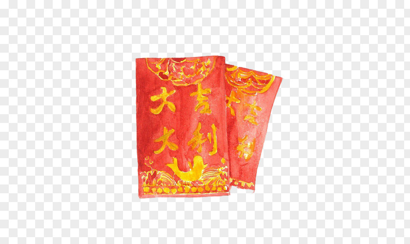 Chinese New Year Red Envelopes Creative Hand Drawing Pictures Envelope Illustration PNG