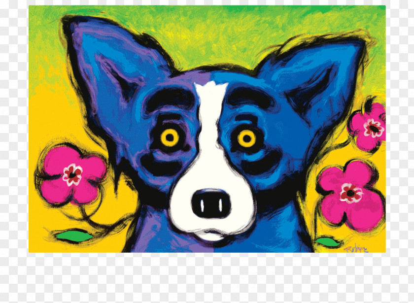 Dog Blue Breed Painting Art PNG