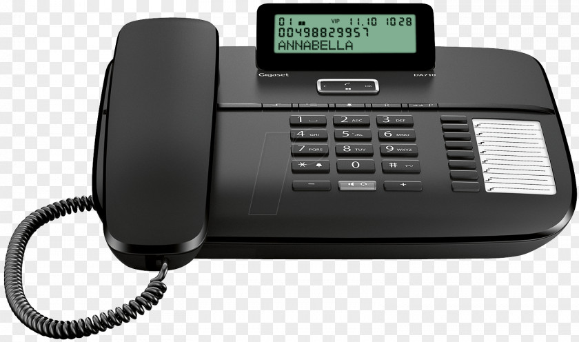 Gigaset DA710 Telephone Home & Business Phones Phone Da310 DA810A PNG