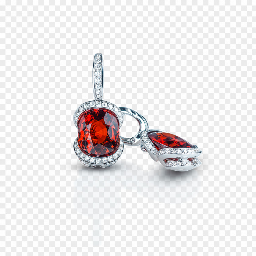 Ruby Earring Body Jewellery Locket PNG