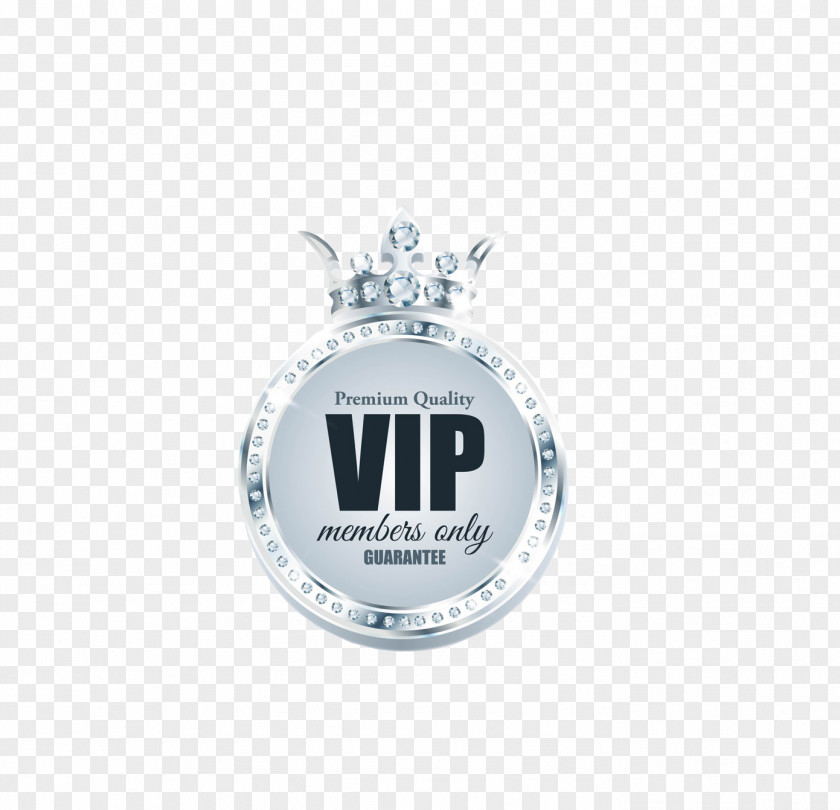 Silver VIP Membership Decorative Pattern Diamond Clip Art PNG