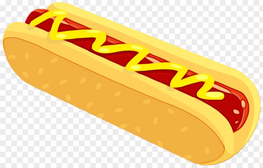 Hot Dog Finger Food Yellow PNG