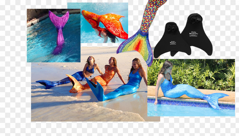 Mermaid Tail Monofin Fin Fun PNG