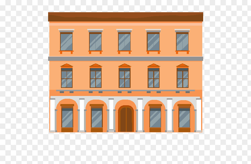 Scratches Facade Theatrical Scenery Building Drawing PNG