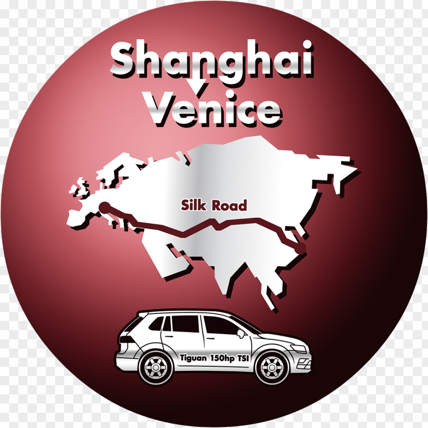 Silkroad Silk Road Label Bumper Sticker Conquer The Distance 2017 Volkswagen Tiguan PNG