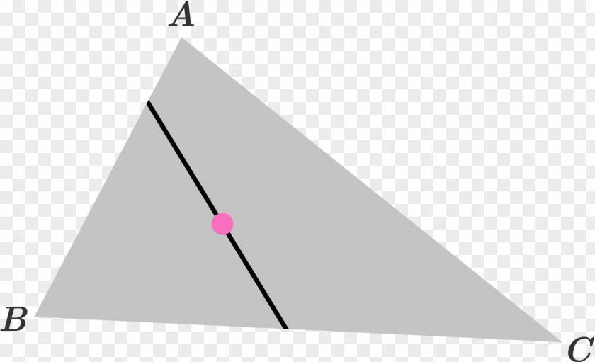 Triangle Line Area Centroid Geometry PNG