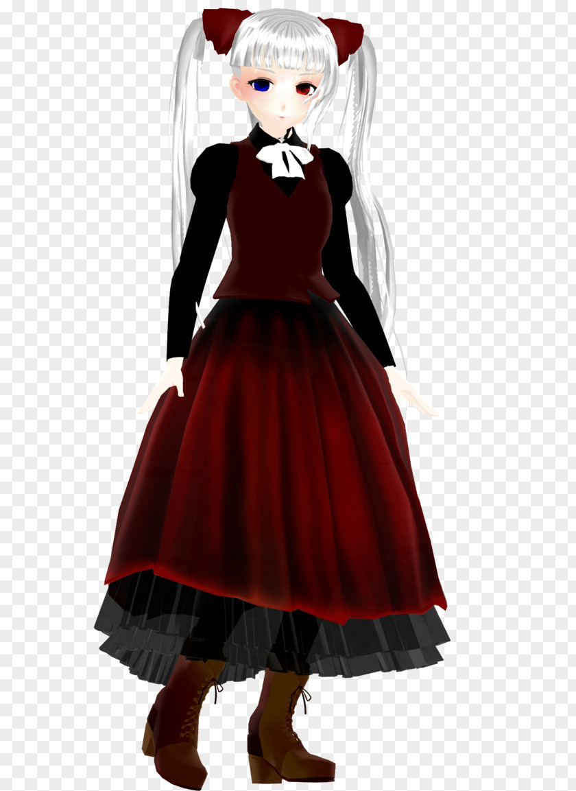 Almost Done Gown Costume Skirt Illustration Maroon PNG