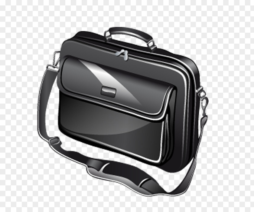 Black Computer Bag Renderings Laptop Mouse Icon PNG