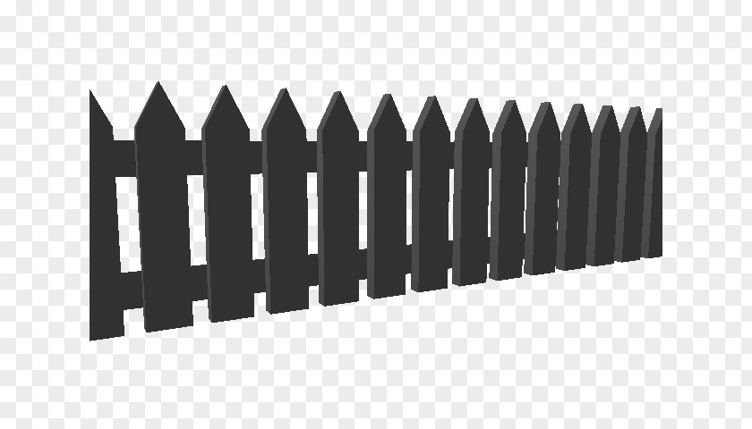 Black Fence And White Download PNG
