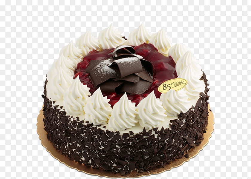 Chocolate Cake Frosting & Icing Black Forest Gateau Truffle Birthday PNG