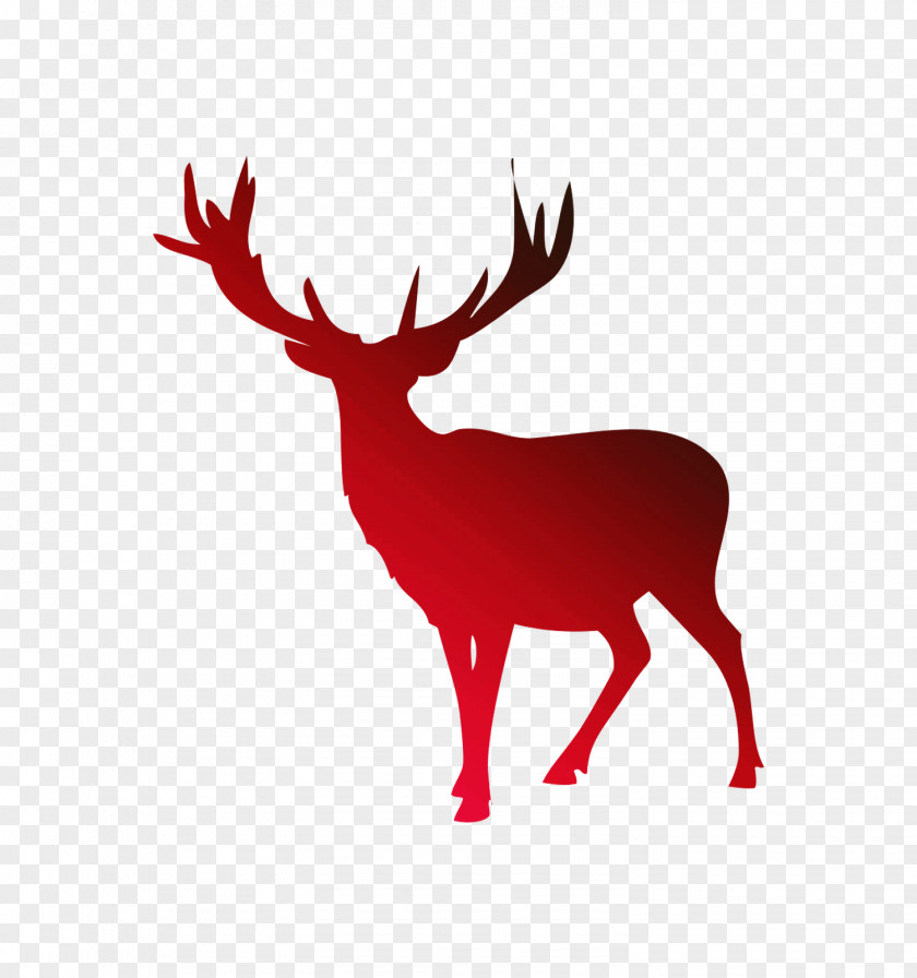 Wall Decal Reindeer Art Image PNG